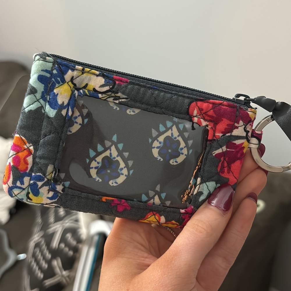 Floral Patterned ID Holder